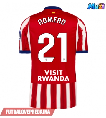 Lacne Muži Futbalové dres Atletico Madrid Cristian Romero #21 2026-27 Krátky Rukáv - Domáci